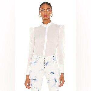 Veronica Beard Holli Shirt in White